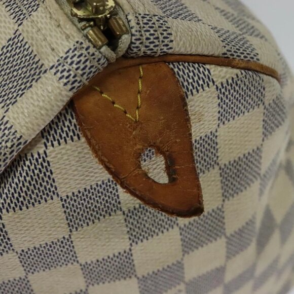 LOUIS VUITTON Damier Azur Speedy 30 Hand Bag - Picture 10 of 16